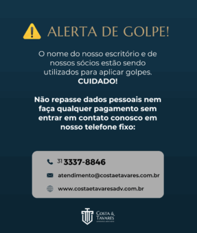 Alerta de golpe 2 - Costa & Tavares Advogados Associados