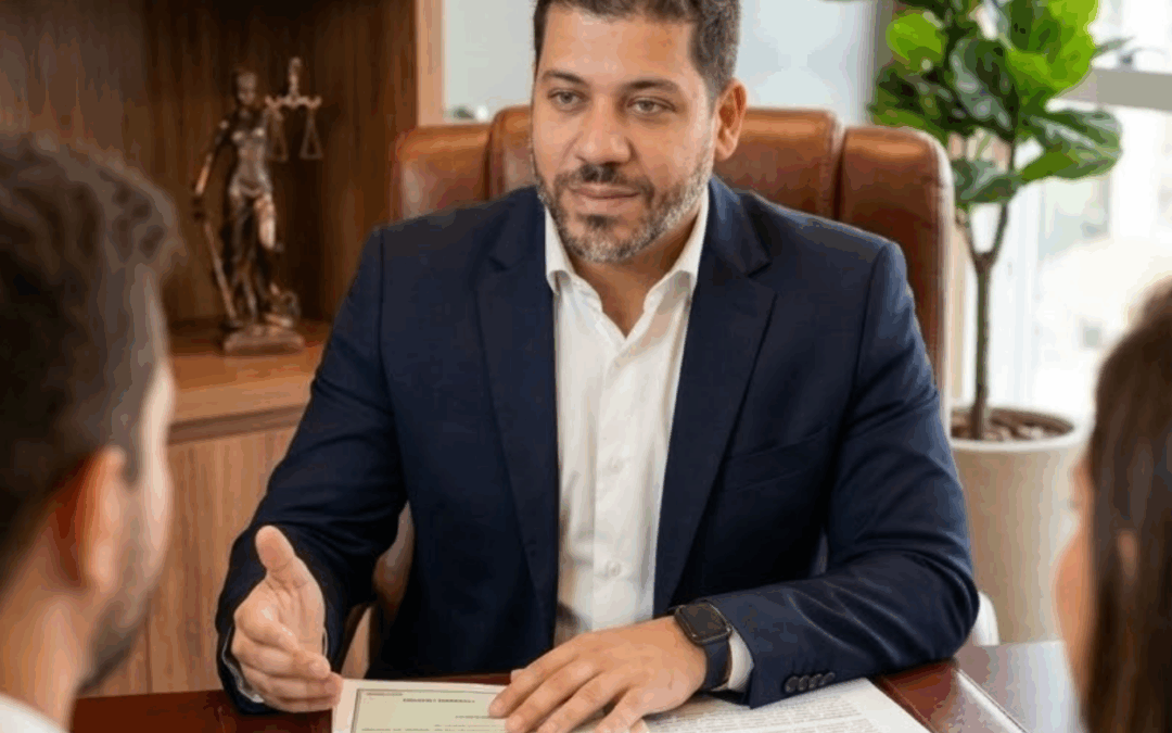 Advogado especialista orientando cliente sobre os requisitos para usucapião de imóvel sem escritura no Brasil.